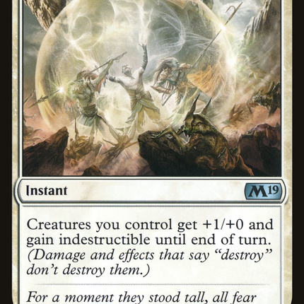 Make a Stand (M19-026) - Core Set 2019 Foil