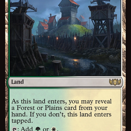Fortified Village (TDC-366) - Commander: Tarkir: Dragonstorm