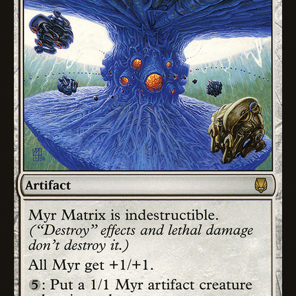 Myr Matrix (DST-132) - Darksteel Foil