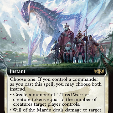 Will of the Mardu (TDC-057) - Commander: Tarkir: Dragonstorm: (Extended Art)