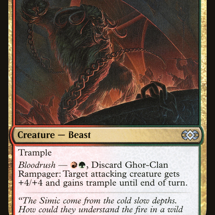 Ghor-Clan Rampager (2XM-198) - Double Masters Foil