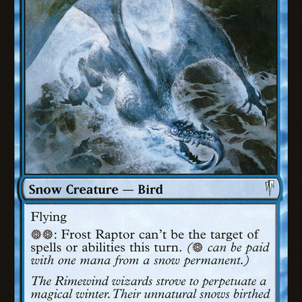 Frost Raptor (CSP-034) - Coldsnap Foil