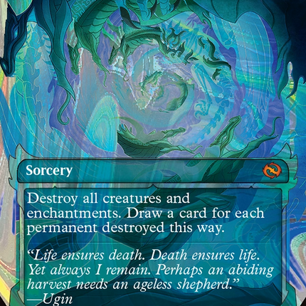 Death Begets Life (TDM-416) - Tarkir: Dragonstorm: (Showcase) Foil