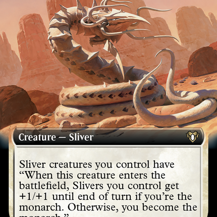 Regal Sliver (CMM-757) - Commander Masters: (Extended Art)