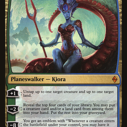 Kiora, Master of the Depths (BFZ-213) - Battle for Zendikar