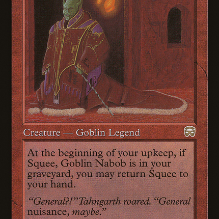 Squee, Goblin Nabob (MMQ-214) - Mercadian Masques