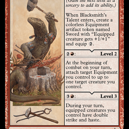Blacksmith's Talent (BLB-125) - Bloomburrow Foil