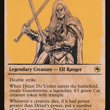 Drizzt Do'Urden (AFR-338) - Adventures in the Forgotten Realms: (Showcase) Foil