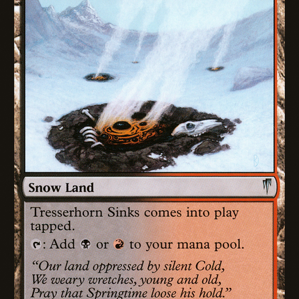 Tresserhorn Sinks (CSP-150) - Coldsnap Foil
