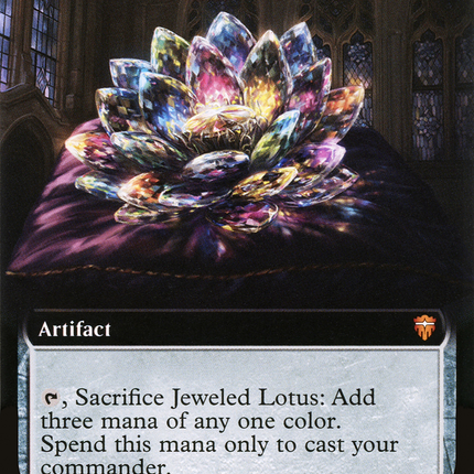 Jeweled Lotus (CMR-695) - Commander Legends: (Extended Art)