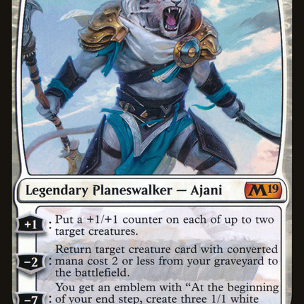Ajani, Adversary of Tyrants (M19-003) - Core Set 2019 Foil