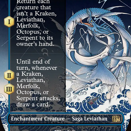 Summon: Leviathan (FIN-361) - FINAL FANTASY: (enchantment) (Borderless) Foil
