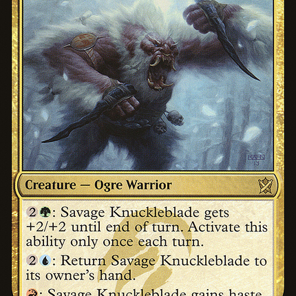 Savage Knuckleblade (KTK-197) - Khans of Tarkir