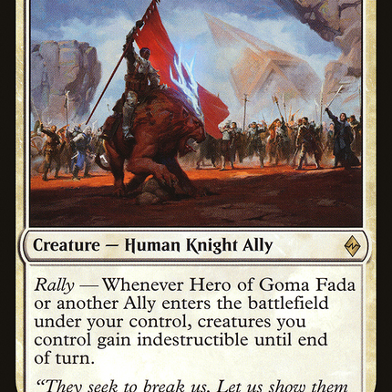 Hero of Goma Fada (BFZ-031) - Battle for Zendikar