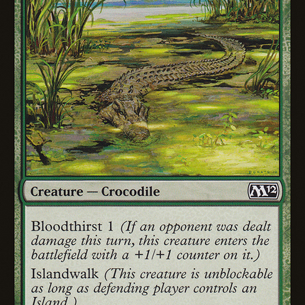 Lurking Crocodile (M12-184) - Magic 2012