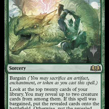 Thunderous Debut (PPWOE-190) - Wilds of Eldraine Promos Foil