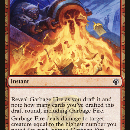 Garbage Fire (CN2-052) - Conspiracy: Take the Crown: (draft)