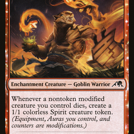 Akki Ember-Keeper (NEO-130) - Kamigawa: Neon Dynasty: (enchantment) Foil