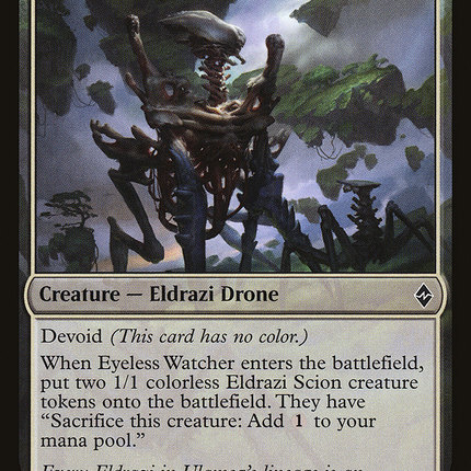 Eyeless Watcher (BFZ-166) - Battle for Zendikar: (devoid) Foil