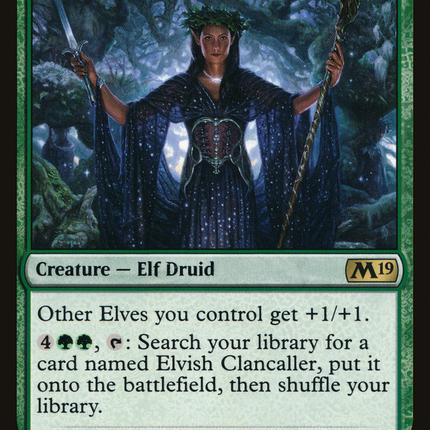 Elvish Clancaller (M19-179) - Core Set 2019 Foil