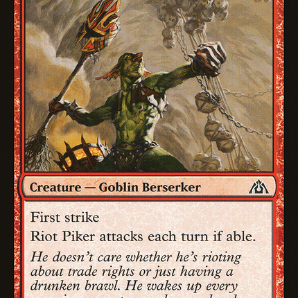 Riot Piker (DGM-037) - Dragon's Maze Foil