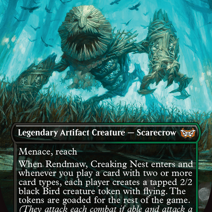 Rendmaw, Creaking Nest (DSC-005) - Duskmourn: House of Horror Commander (Borderless)