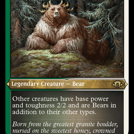 Kudo, King Among Bears (MH3-490) - Modern Horizons 3 Foil