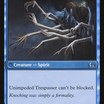 Uninvited Geist // Unimpeded Trespasser (SOI-094) - Shadows over Innistrad: (Double Faced Transform)