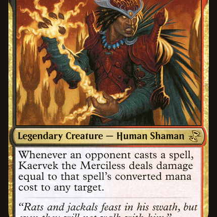 Kaervek the Merciless (TSR-257) - Time Spiral Remastered Foil