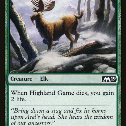 Highland Game (M19-188) - Core Set 2019 Foil