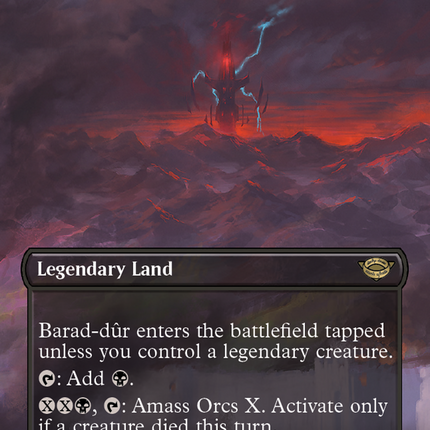 Barad-dûr (LTR-425) - The Lord of the Rings: Tales of Middle-earth (Borderless) Foil