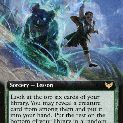 Basic Conjuration (STX-315) - Strixhaven: School of Mages: (Extended Art, lesson) Foil