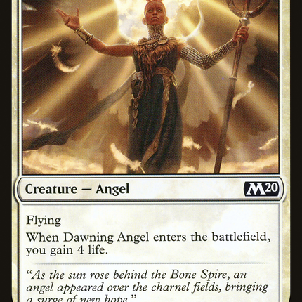 Dawning Angel (M20-011) - Core Set 2020 Foil