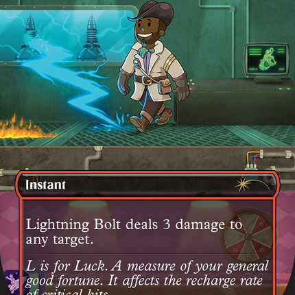 Lightning Bolt (SLD-1638) - Secret Lair Drop (Borderless)