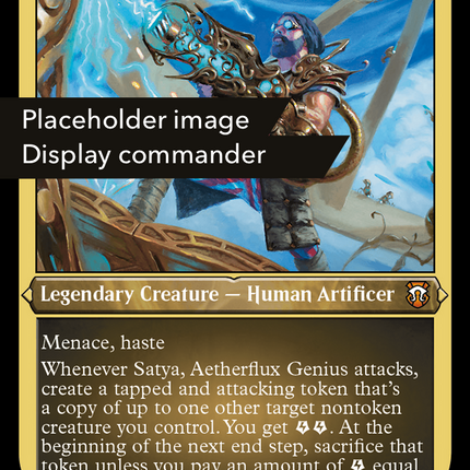 Satya, Aetherflux Genius (M3C-150) - Modern Horizons 3 Commander Foil