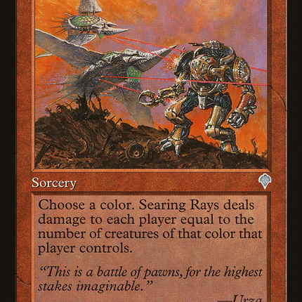 Searing Rays (INV-165) - Invasion Foil