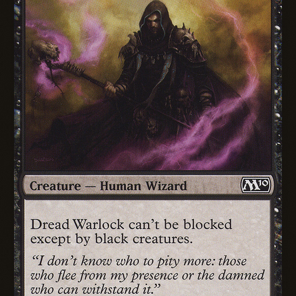 Dread Warlock (M10-094) - Magic 2010 Foil