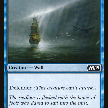Wall of Mist (M19-083) - Core Set 2019 Foil