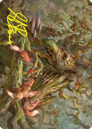 Generous Ent Art Card (Gold-Stamped Signature) (ASLTR-011) - Art Series: Universes Beyond: The Lord of the Rings: Tales of Middle-earth