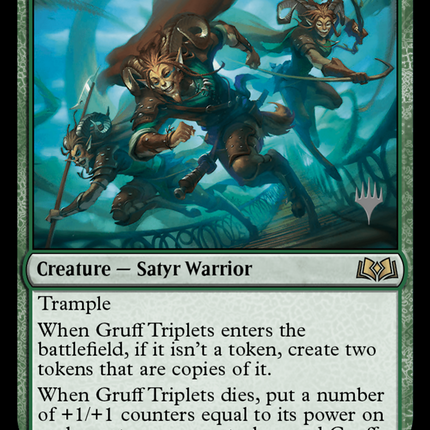 Gruff Triplets (PPWOE-172) - Wilds of Eldraine Promos