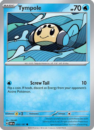 Tympole 050/197  - Reverse Holofoil SV03 Obsidian Flames - Common