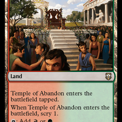 Temple of Abandon (M3C-385) - Modern Horizons 3 Commander Foil