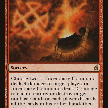 Incendiary Command (LRW-179) - Lorwyn Foil