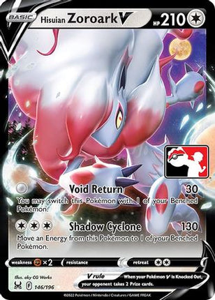 Hisuian Zoroark V 146  - Holofoil Prize Pack Series Cards - Ultra Rare