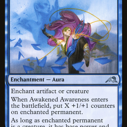 Awakened Awareness (NEO-047) - Kamigawa: Neon Dynasty Foil