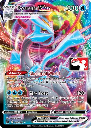 Kyurem VMAX 049/196  - Holofoil Prize Pack Series Cards - Ultra Rare