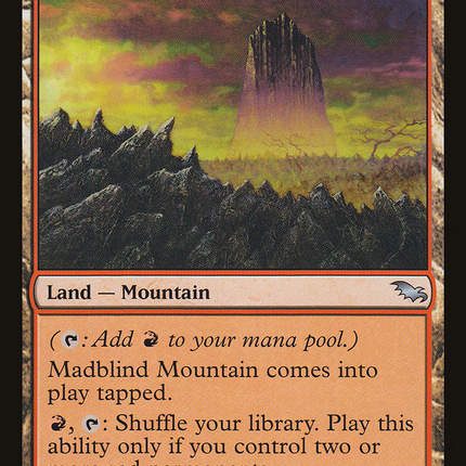 Madblind Mountain (SHM-274) - Shadowmoor Foil