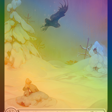 Snow-Covered Plains (SLD-1473) - Secret Lair Drop: (Full Art) Foil