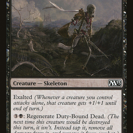 Duty-Bound Dead (M13-092) - Magic 2013