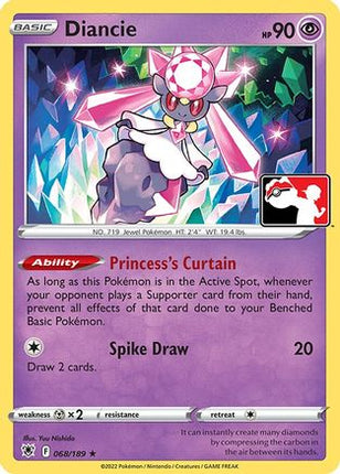 Diancie/189  Prize Pack Series Cards - Rare